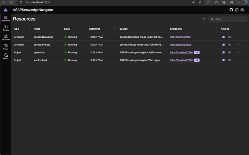 ASAP Knowledge Navigator – screenshot 5