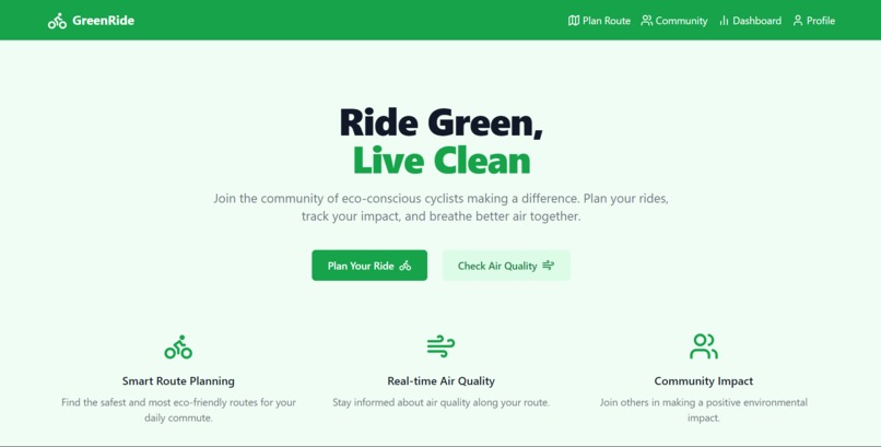 EcoRides – screenshot 2