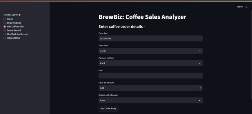 BrewSalesManager – screenshot 1