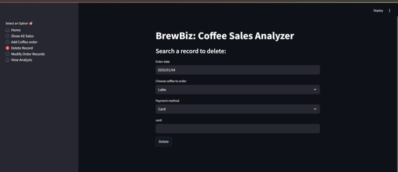 BrewSalesManager – screenshot 2