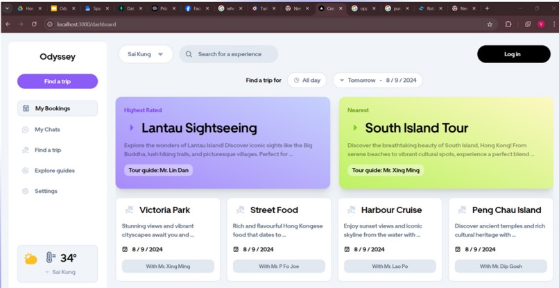 Odyssey: HK Travel App  – screenshot 2