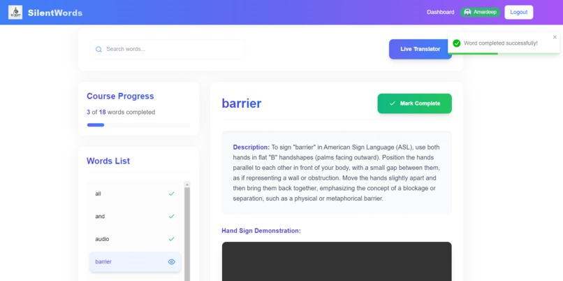 SilentWords – screenshot 6