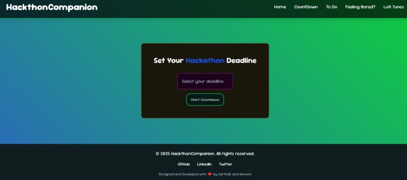 HackthonCompanion – screenshot 2