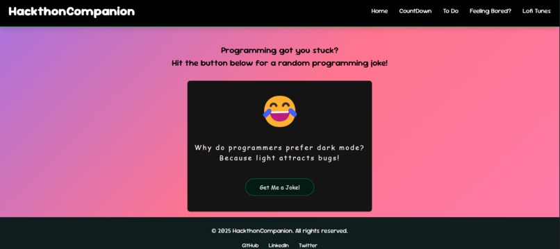HackthonCompanion – screenshot 4