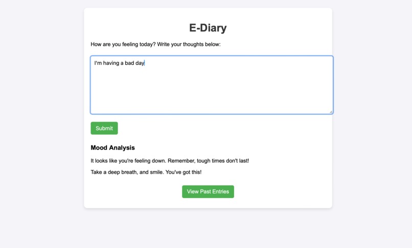 E-Diary – screenshot 1