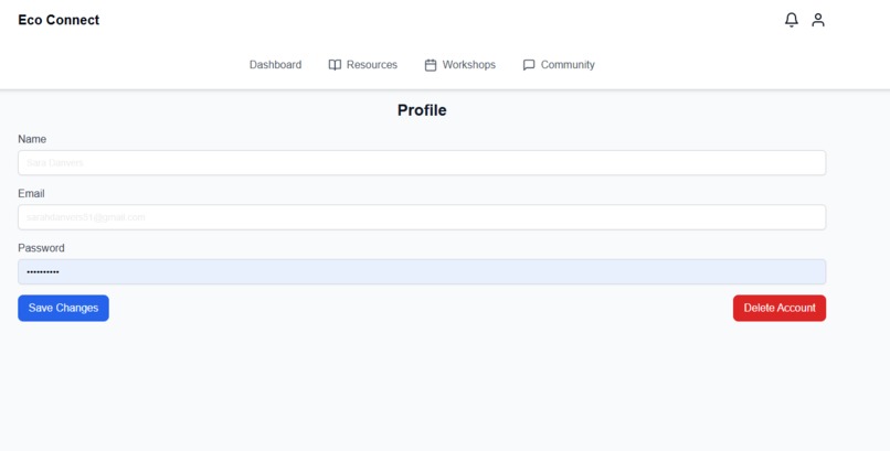 Eco connect – screenshot 1