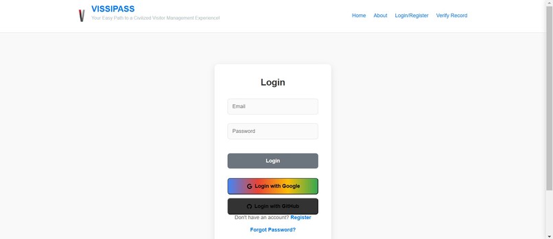 VISSIPASS – screenshot 1