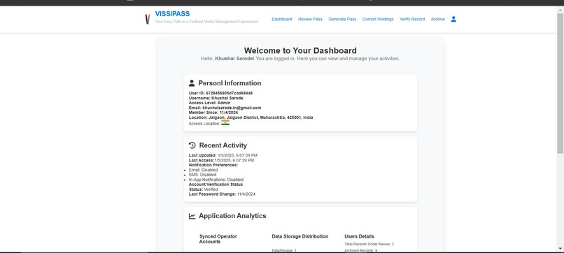 VISSIPASS – screenshot 7