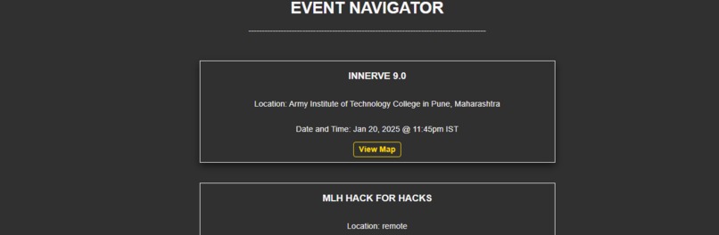 Event Navigator – screenshot 1