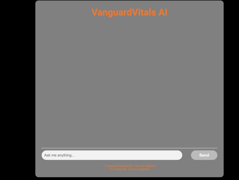 VanguardVitals AI – screenshot 1