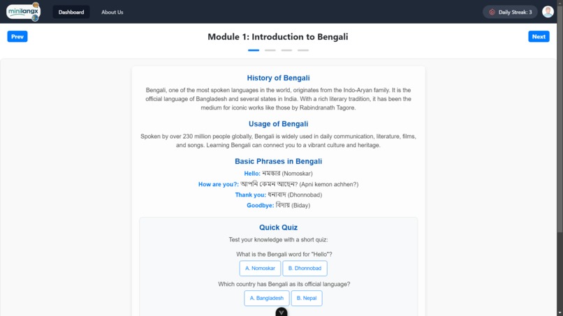 MiniLangX – screenshot 4