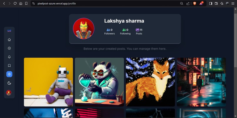 PixelPost – screenshot 2