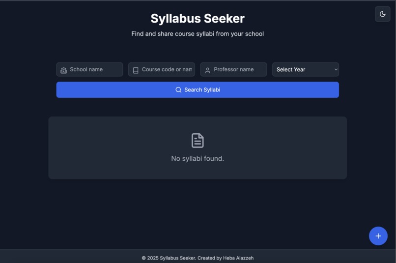 Syllabus Seeker – screenshot 1