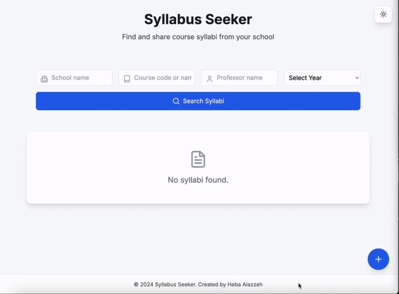 Syllabus Seeker – screenshot 2