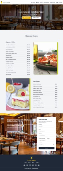 Little-Lemon-Website – screenshot 1