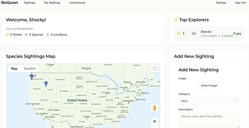 BioQuest – screenshot 1