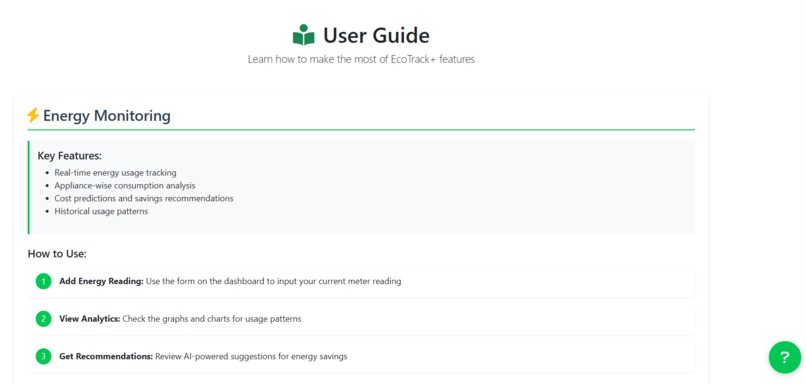 EcoTrack+ – screenshot 3