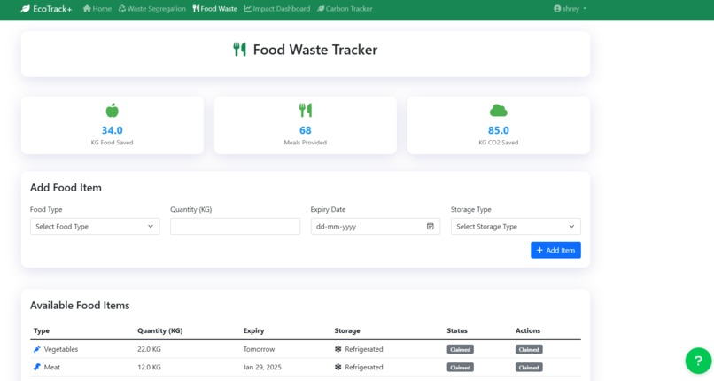 EcoTrack+ – screenshot 5