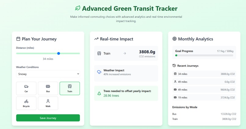 Advanced Green Transit Tracker – screenshot 3