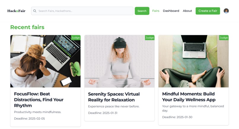 HacknFair – screenshot 2
