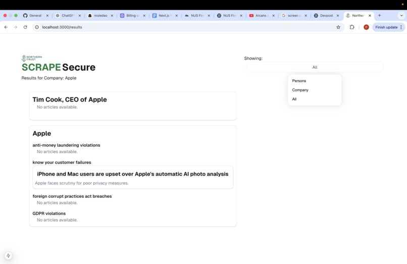 ScrapeSecure – screenshot 3