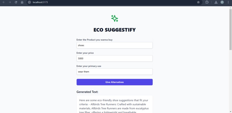Eco Suggestify – screenshot 1