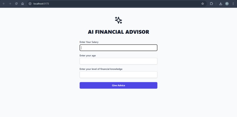 AI Financial Advisor – screenshot 1
