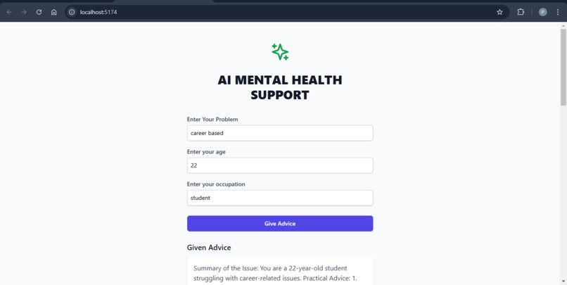 AI Mental Health Support – screenshot 1