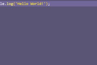 Hello world in javascript 