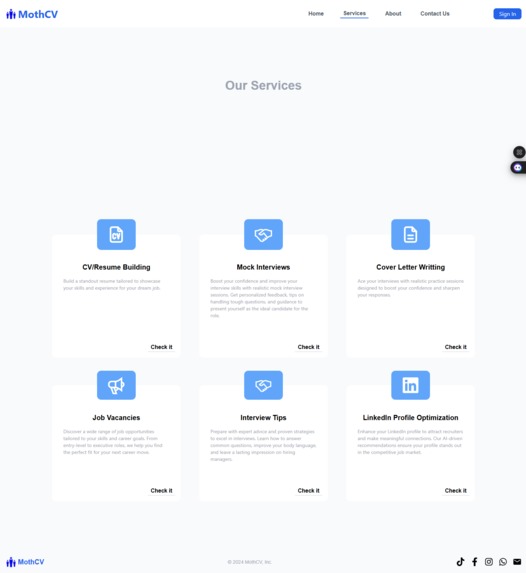 Moth CV – screenshot 6