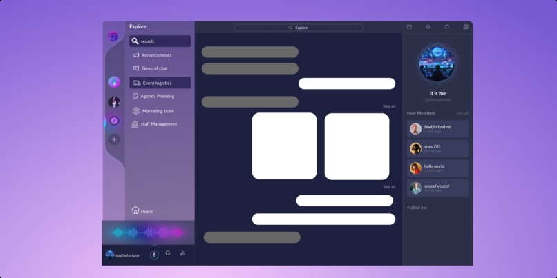 Event management platform  – screenshot 1