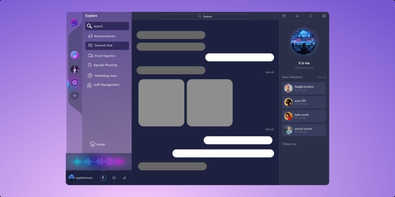 Event management platform  – screenshot 2