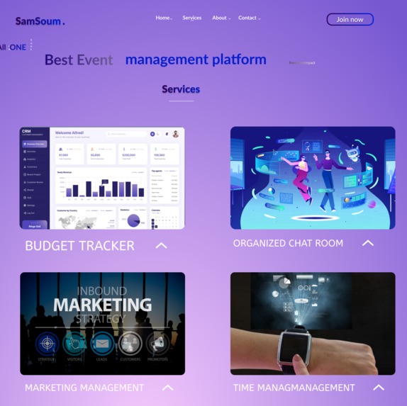 Event management platform  – screenshot 3