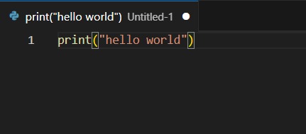 Hello world! – screenshot 1