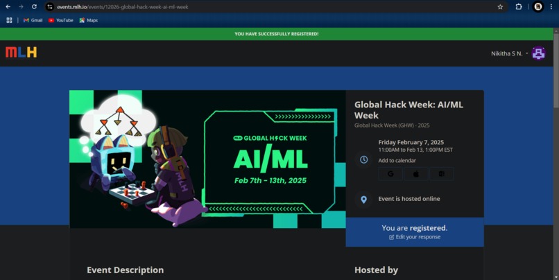 AI-ML week – screenshot 1
