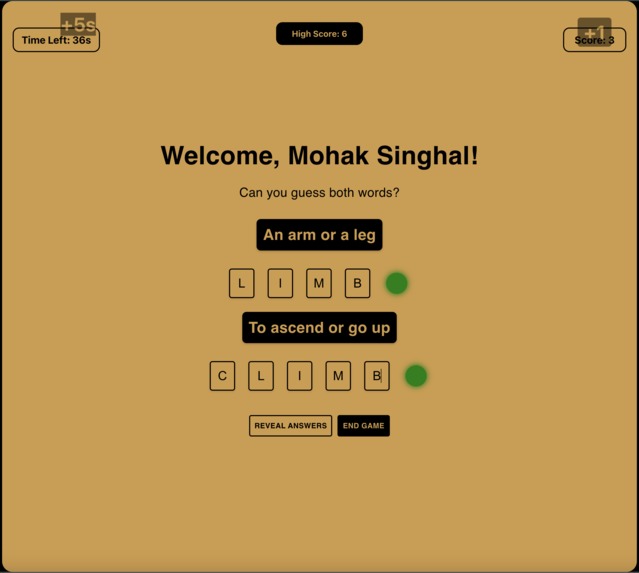 Two words, One Letter Apart – screenshot 4