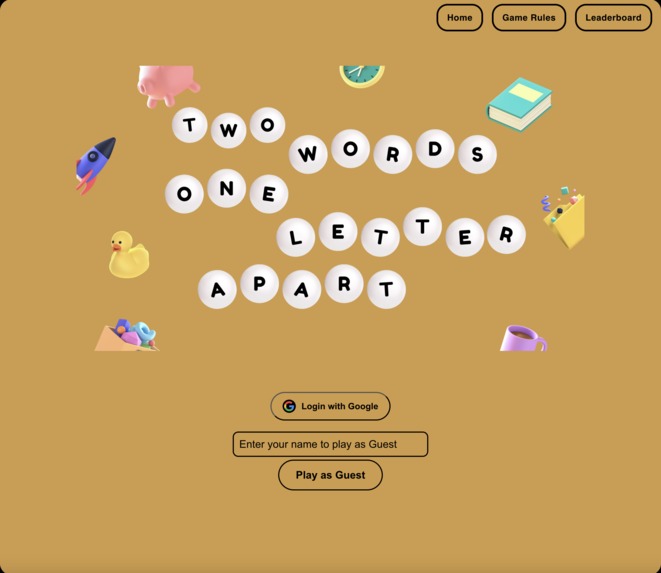 Two words, One Letter Apart – screenshot 1