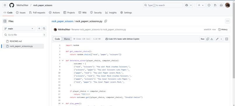 rock_paper_scissors – screenshot 1