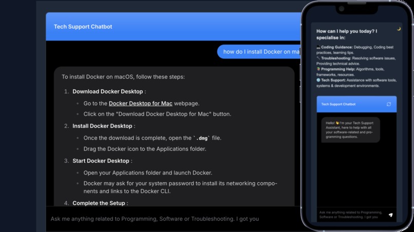 DevHelpBot: AI-Powered Copilot for Devs – screenshot 1