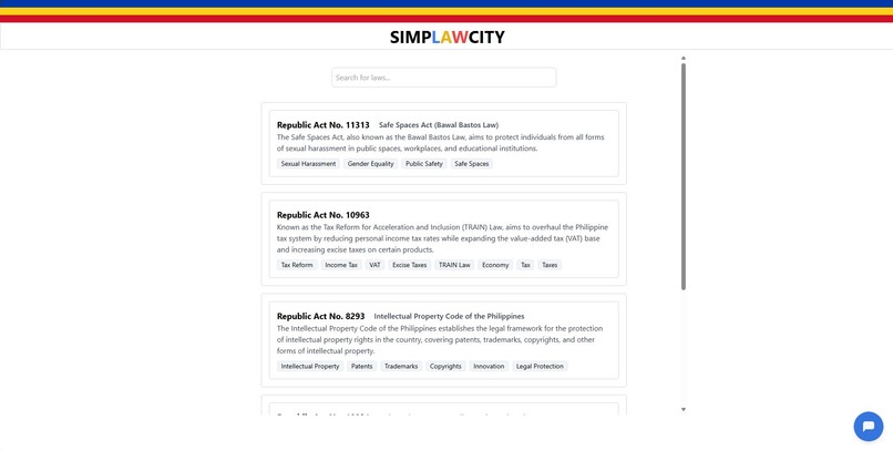 simpLAWcity – screenshot 1