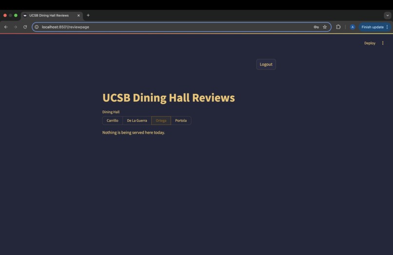 UCSB Dining Commons Ratings – screenshot 2