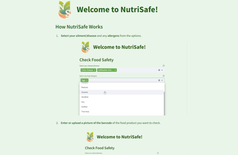 NutriSafe – screenshot 1