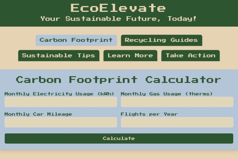 EcoElevate  – screenshot 1