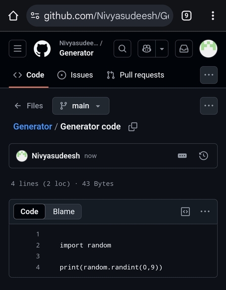 Generator – screenshot 1