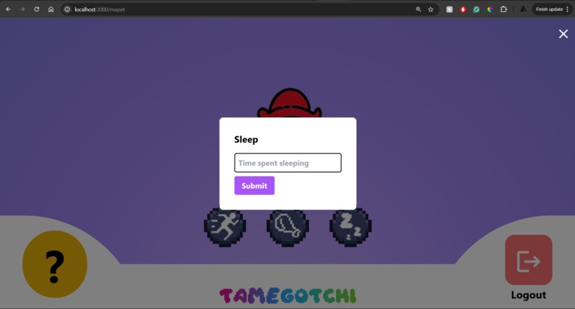 taMEgotchi – screenshot 5