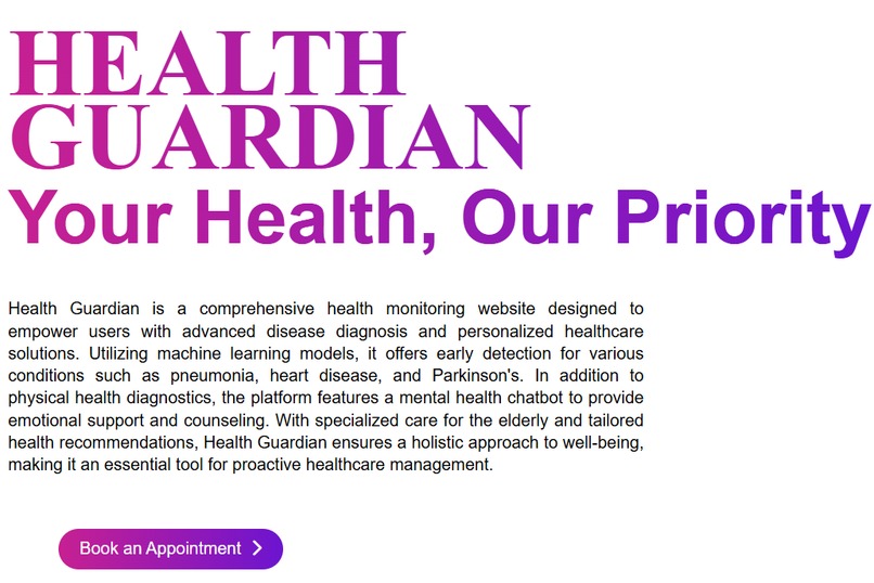 Health Guardian – screenshot 1