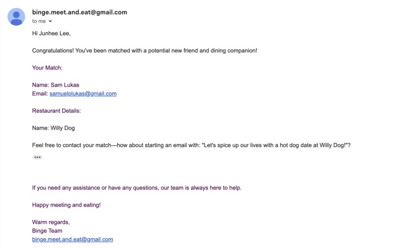 Binge – screenshot 1