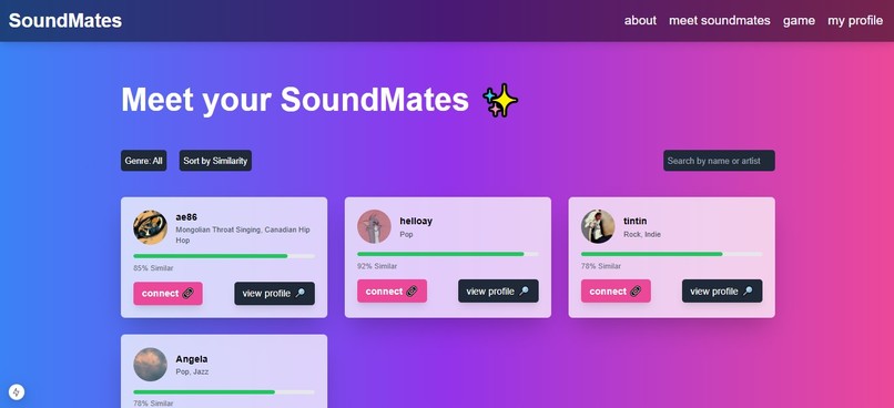 SoundMates – screenshot 3