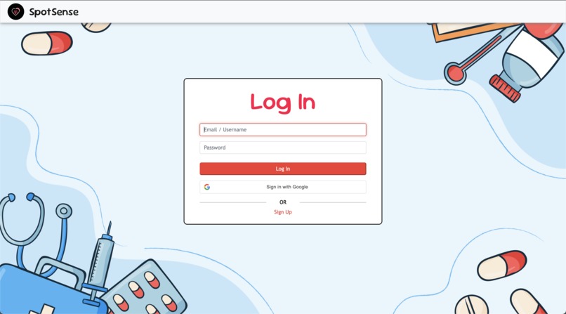 SpotSense – screenshot 1