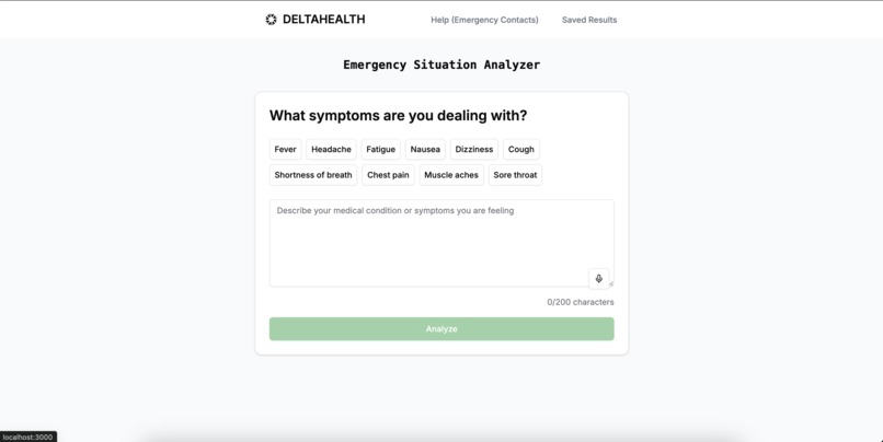DeltaHealth – screenshot 1